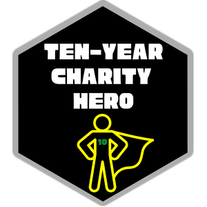 Ten Year Charity Hero